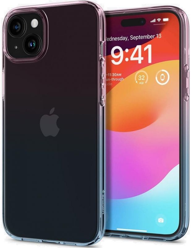 Чохол Spigen для Apple iPhone 15 Liquid Crystal, Gradation Pink