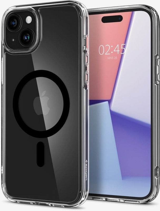 Чохол Spigen для Apple iPhone 15 Plus Ultra Hybrid MagFit, Black