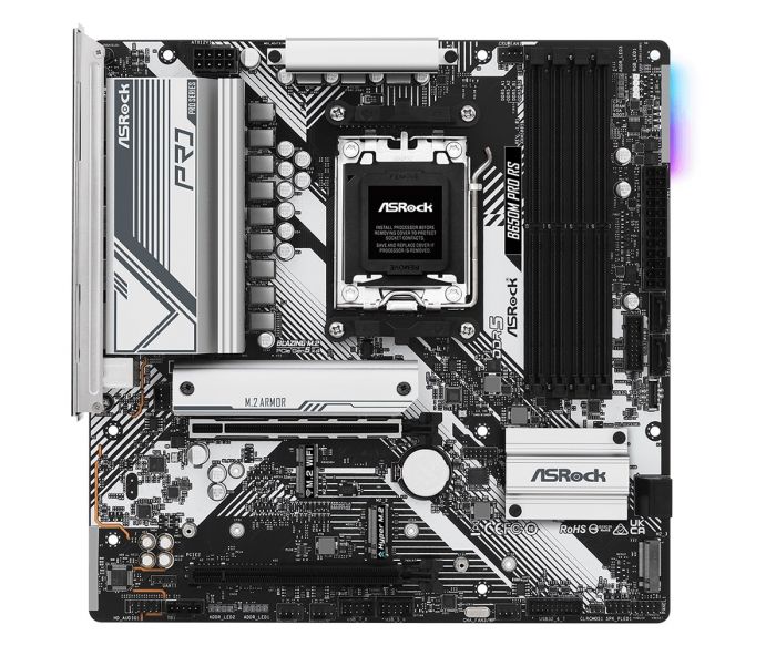 Материнська плата B650M PRO RS sAM5 B650 4xDDR5 M.2 HDMI DP mATX