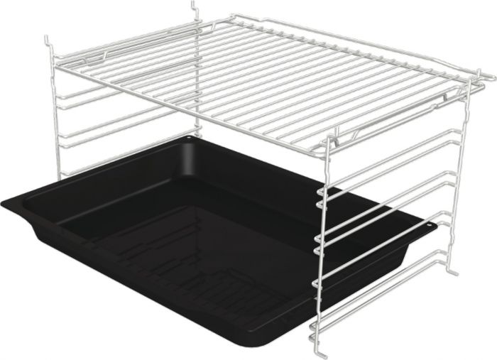 Комплект Gorenje (духовка електрична BO6737E02XK + варильна поверхня газова G642ABX), нерж.