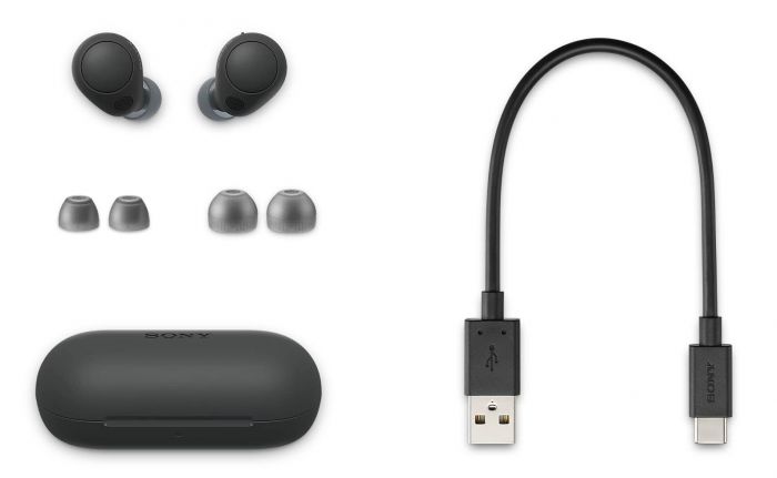 Навушники TWS Sony WF-C700N BT 5.2, ANC, IPX4, SBC, AAC, Mic, Чорний