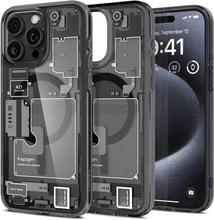 Чохол Spigen для Apple iPhone 15 Pro Ultra Hybrid MagFit, Zero One