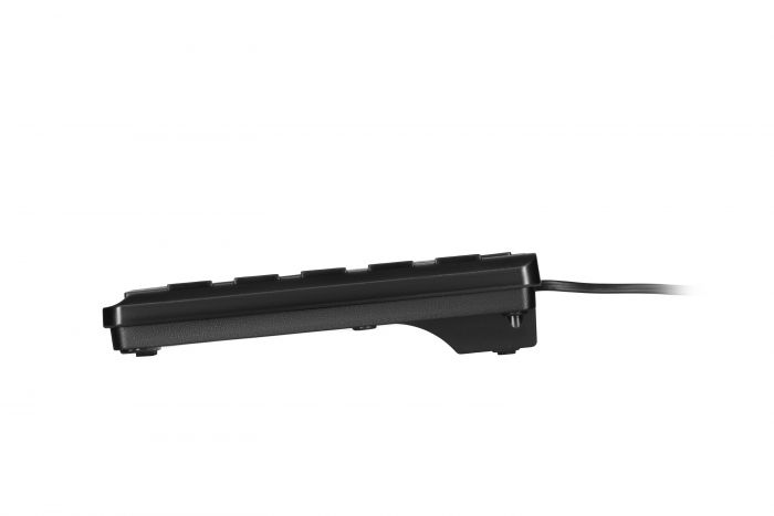 Клавіатура Acer OKW010, 115key, USB-A, EN/UKR/RU, чорний