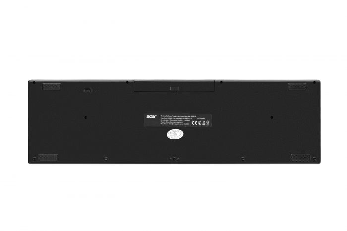 Клавіатура Acer OKR010, 109key, WL, EN/UKR/RU, чорний