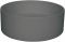 Раковина Deante Silia, граніт, кругла, без крила, диаметр 360х105мм, чаша - 1, накладна, антрацит