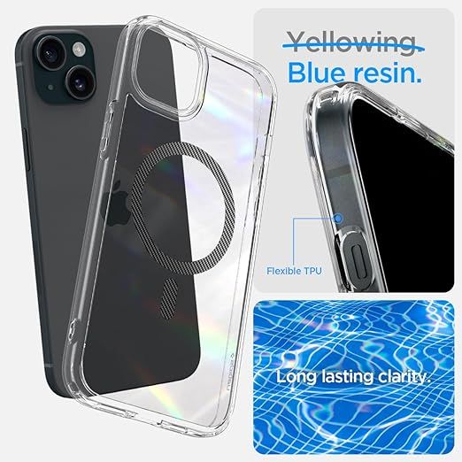 Чохол Spigen для Apple iPhone 15 Ultra Hybrid MagFit, Black