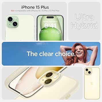 Чохол Spigen для Apple iPhone 15 Plus Ultra Hybrid Mute, Beige