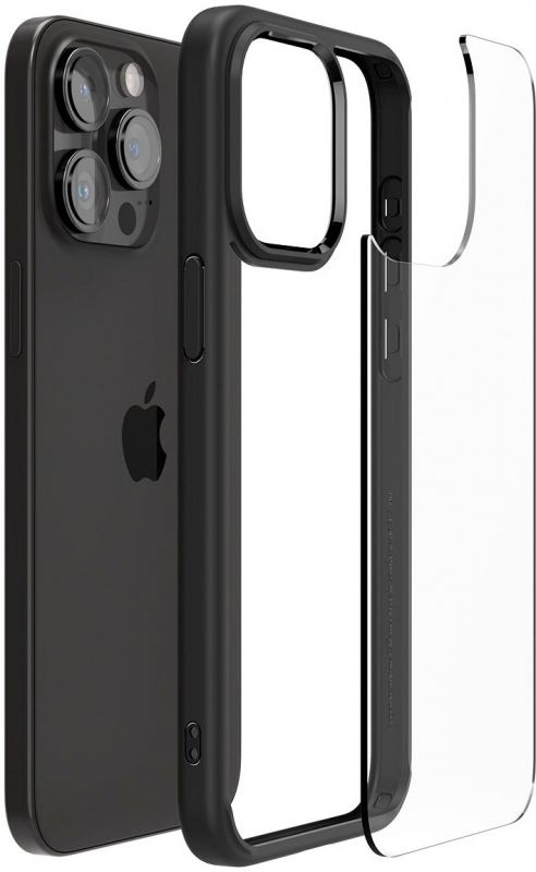 Чохол Spigen для Apple iPhone 15 Pro Ultra Hybrid, Matte Black
