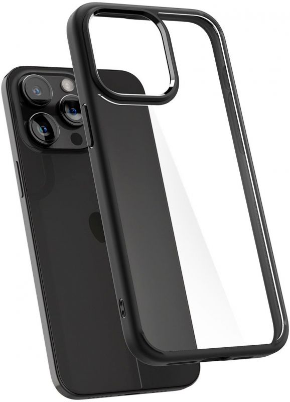 Чохол Spigen для Apple iPhone 15 Pro Ultra Hybrid, Matte Black