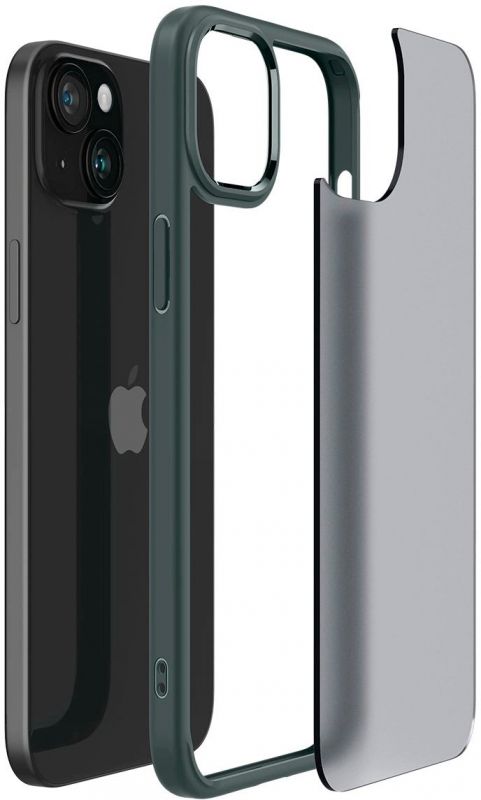 Чохол Spigen для Apple iPhone 15 Ultra Hybrid, Frost Green