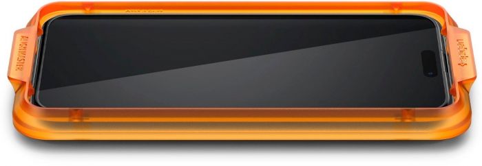 Захисне скло Spigen для Apple iPhone 15 Pro Max Glas.tR AlignMaster FC Black (2P)