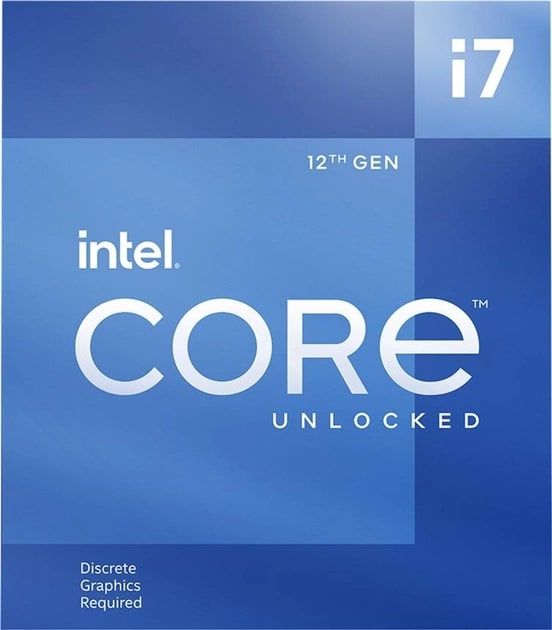 Центральний процесор Intel Core i7-12700KF 12C/20T 3.6GHz 25Mb LGA1700 125W w/o graphics Box