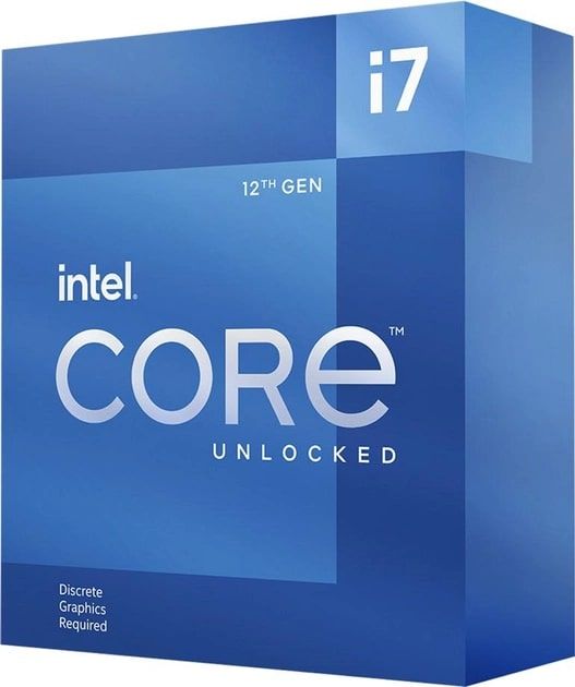 Центральний процесор Intel Core i7-12700KF 12C/20T 3.6GHz 25Mb LGA1700 125W w/o graphics Box