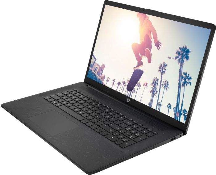 Ноутбук HP 17-cn2014ua 17.3" FHD IPS AG, Intel i3-1215U, 8GB, F512GB, UMA, DOS, чорний