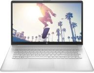 Ноутбук HP 17-cp2002ua 17.3" FHD IPS AG, AMD R3-7320U, 8GB, F512GB, UMA, DOS, сріблястий