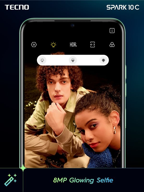 Смартфон TECNO Spark 10C (KI5k) 6.56" 4/128GB, 2SIM, 5000mAh, Meta Black