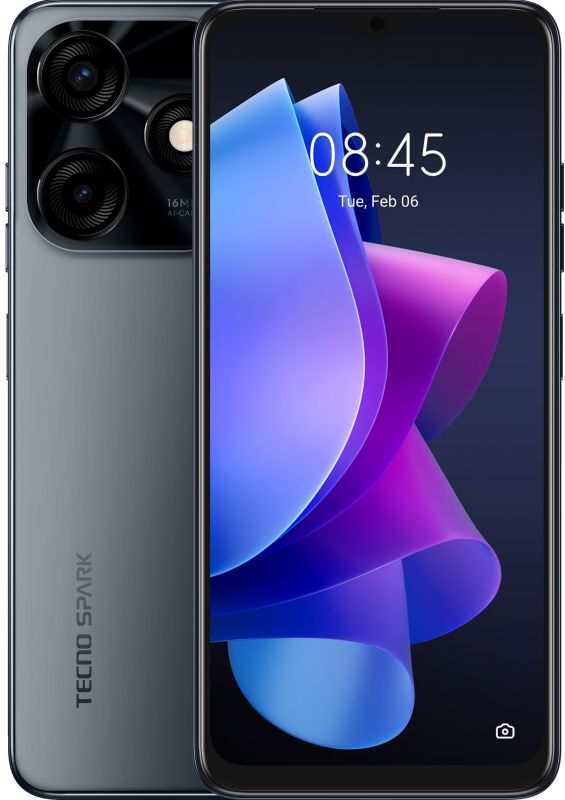 Смартфон TECNO Spark 10C (KI5k) 6.56" 4/128GB, 2SIM, 5000mAh, Meta Black