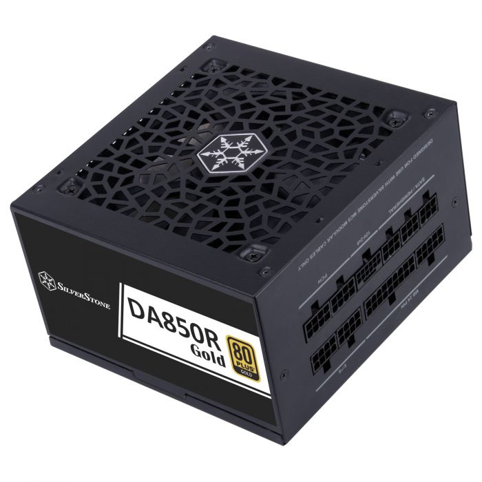 Блок живлення  SilverStone Decathlon  (850W), >89%, 80+ Gold, 120мм, 1xMB 24pin(20+4), 2xCPU 8pin(4+4), 4xMolex, 8xSATA, 4xPCIe 8pin(6+2), 1x(12+4pin)(12V-2x6) GEN5, Fully Modular