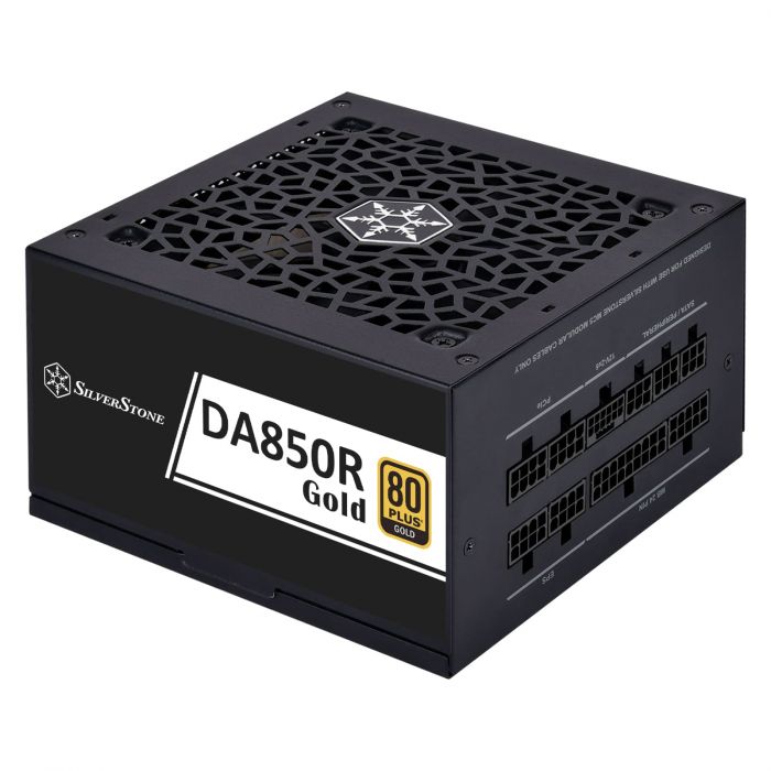 Блок живлення  SilverStone Decathlon  (850W), >89%, 80+ Gold, 120мм, 1xMB 24pin(20+4), 2xCPU 8pin(4+4), 4xMolex, 8xSATA, 4xPCIe 8pin(6+2), 1x(12+4pin)(12V-2x6) GEN5, Fully Modular