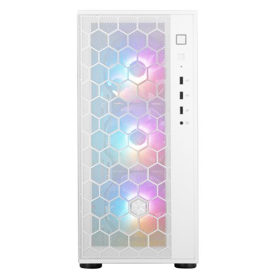 Корпус SilverStone Fara FAR1W-PRO-V2 без БЖ,  2xUSB3.0, 1xUSB2.0, 4x120мм, ARGB VGA 340мм, LCS ready, TG Side Panel, ATX, білий