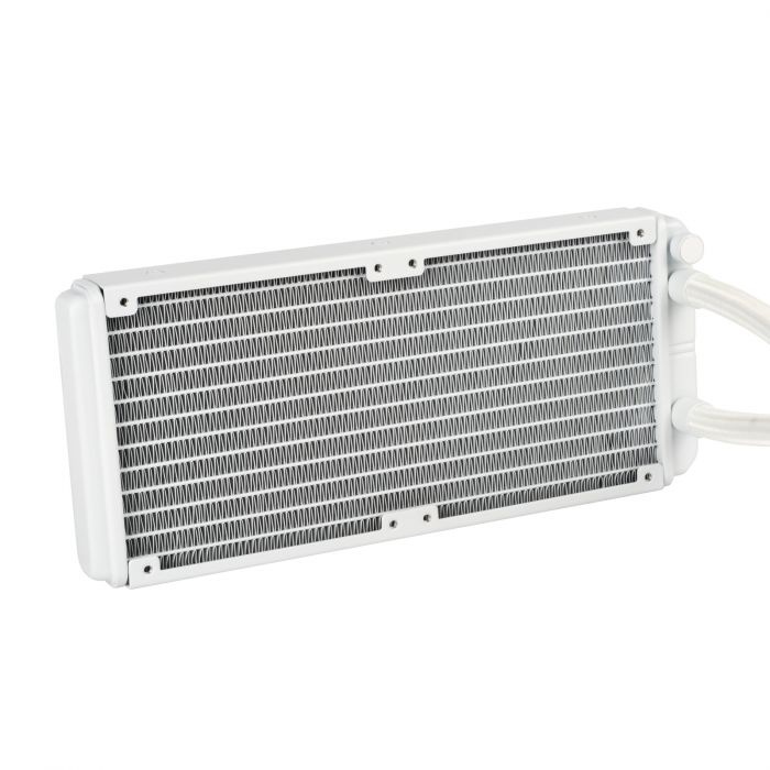 Система рідинного оxолодження SilverStone Perma Frost Premium PF240W-ARGB-V2, LGA1700, 2066, 2011, 1200, 115x, AM5, AM4, AM3, AM2, FM1, FM2, TDP240W, білий