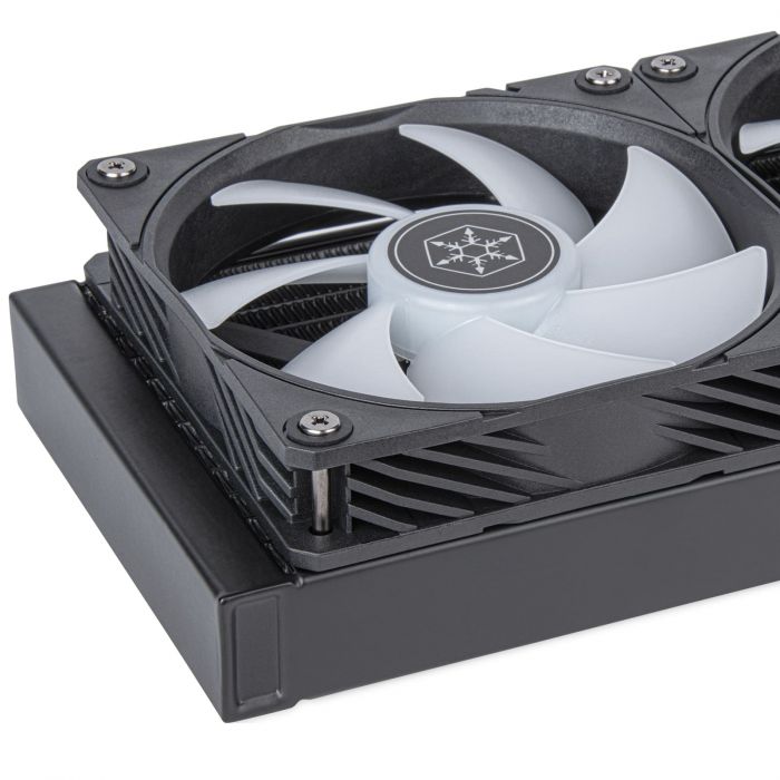 Система рідинного оxолодження SilverStone IceMyst IM240-ARGB, LGA1700, 2066, 2011, 1200, 115x, AM5, AM4, TDP240W, чорний