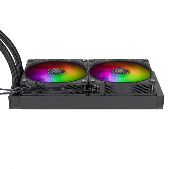 Система рідинного оxолодження SilverStone IceMyst IM240-ARGB, LGA1700, 2066, 2011, 1200, 115x, AM5, AM4, TDP240W, чорний