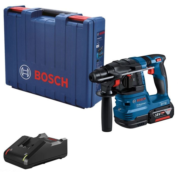 Перфоратор Bosch GBH 185-LI, акумуляторний, 18В,  SDS-Plus, 1.9Дж,  безщітковий, 1х4.0Ah