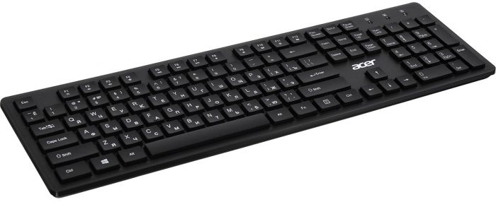Клавіатура Acer OKW020, 104key ,USB-A, EN/UKR/RU, чорний