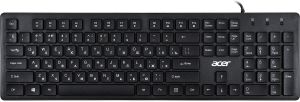 Клавіатура Acer OKW020, 104key ,USB-A, EN/UKR/RU, чорний