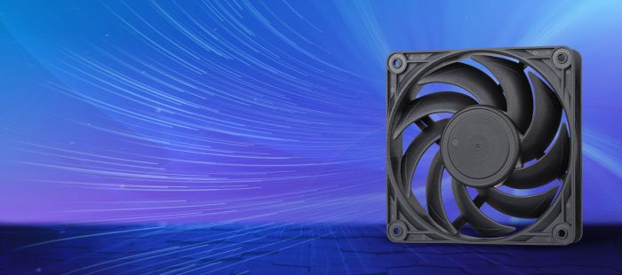 Корпусний вентилятор SilverStone Vista VS120B-F, 120мм, 1500rpm, 3pin 23.1dBa, чорний