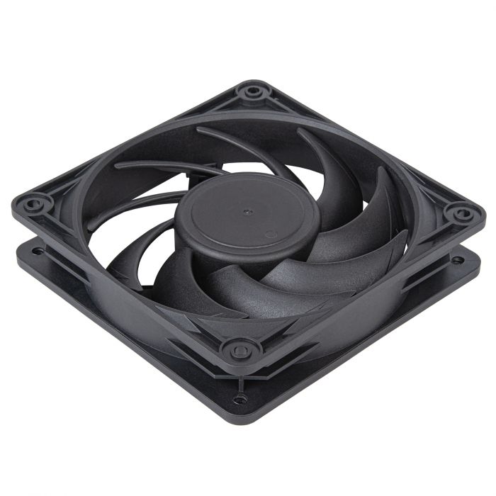 Корпусний вентилятор SilverStone Vista VS120B-F, 120мм, 1500rpm, 3pin 23.1dBa, чорний