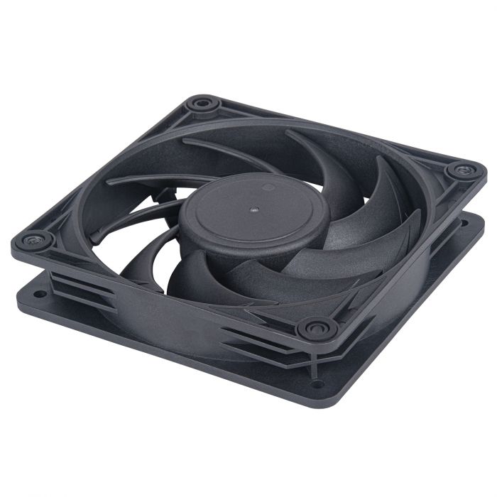 Корпусний вентилятор SilverStone Vista VS120B, 120мм, 2000rpm, 4pin PWM, 30.6dBa, чорний