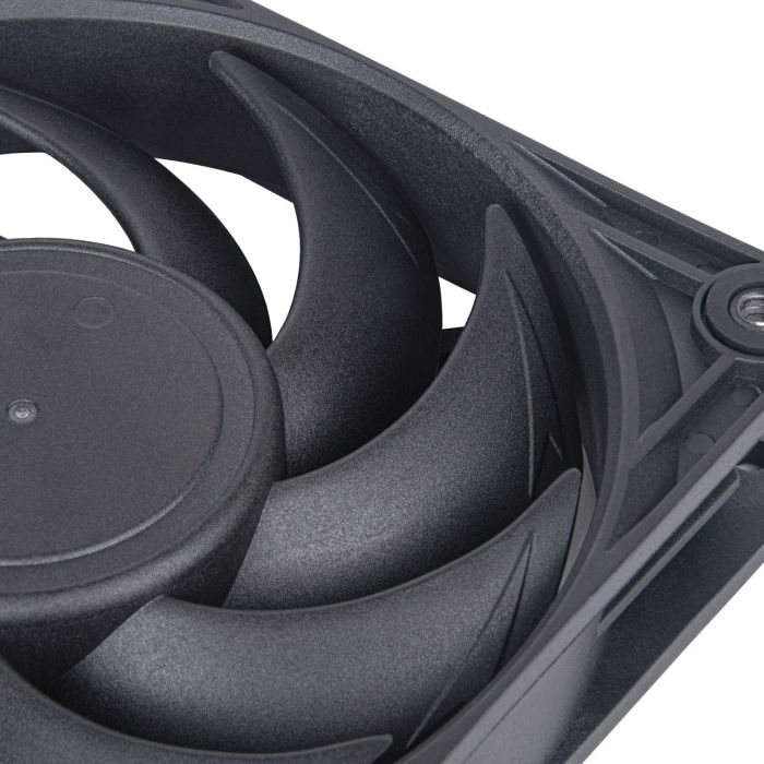 Корпусний вентилятор SilverStone Vista VS120B, 120мм, 2000rpm, 4pin PWM, 30.6dBa, чорний