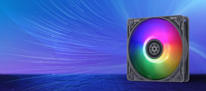 Корпусний вентилятор SilverStone Vista VS120B-ARGB, 120мм, 2000rpm, 4pin PWM, 3pin +5VARGB, 30.6dBa, чорний
