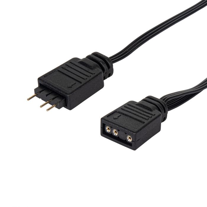 Корпусний вентилятор SilverStone Vista VS120B-ARGB, 120мм, 2000rpm, 4pin PWM, 3pin +5VARGB, 30.6dBa, чорний