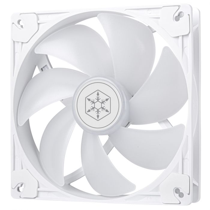 Корпусний вентилятор  SilverStone Vista VS140W ARGB, 140мм, 1600rpm, 4pin PWM, 3pin +5VARGB, 30.8dBa, білий