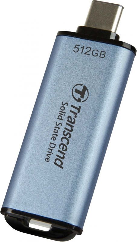 Портативний SSD Transcend  512GB  USB 3.1 Gen 2 Type-C ESD300 Синій