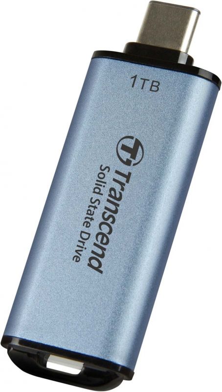Портативний SSD Transcend 1TB USB 3.1 Gen 2 Type-C ESD300 Синій