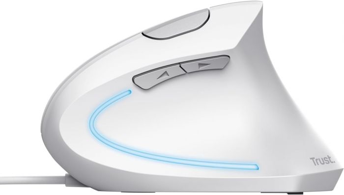 Миша Trust Verto Ergonomic, USB-A, Білий