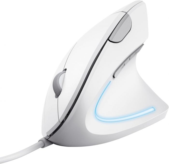 Миша Trust Verto Ergonomic, USB-A, Білий