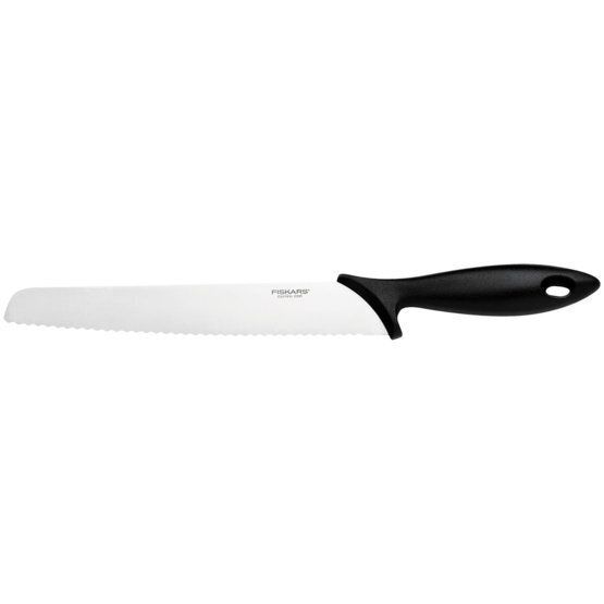 Кухонний ніж для хліба Fiskars Essential, 23,4 см, нержавіюча сталь, пластик