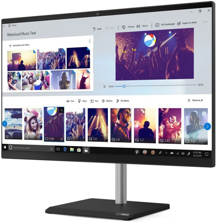 Персональний комп'ютер моноблок Lenovo V50a-24 23.8" FHD IPS AG, Intel i5-10400T, 8GB, F256GB, UMA, кл+м, W10P