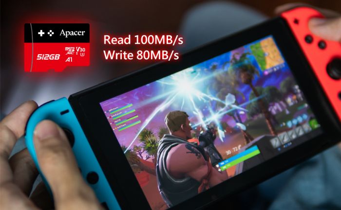 Карта пам'яті Apacer microSD  64GB C10 UHS-I U3 A1 R100/W80MB/s
