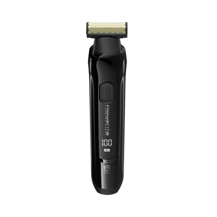 Тример Rowenta Forever Sharp Ultimate, для бороди, вусів, акум., насадок-10, 120 хв. використання, дисплей, сталь, чорний