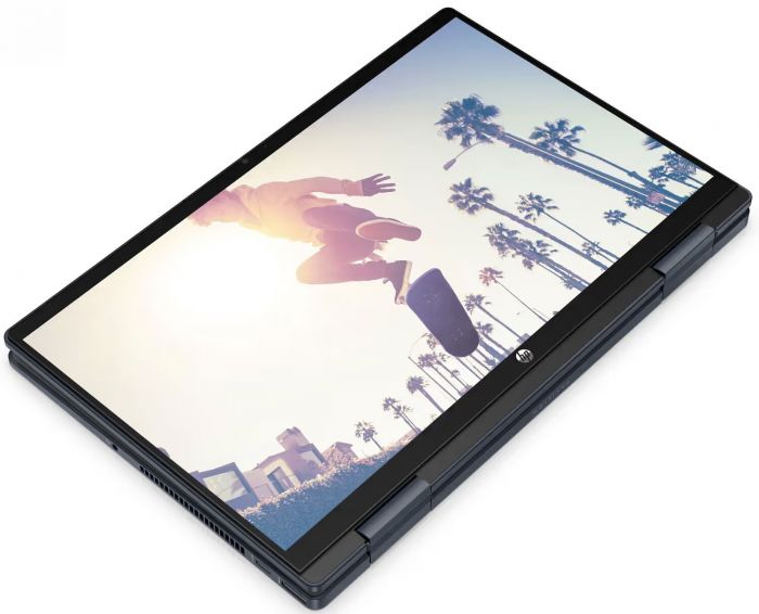 Ноутбук HP Pavilion x360 14-ek0015ua 14" FHD IPS, Intel i5-1235U, 16GB, F1024GB, UMA, DOS, синій
