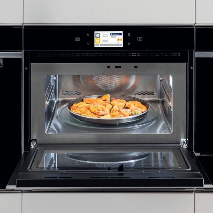 Мікрохвильова піч Whirlpool вбудована, 40л, електронне упр., 900Вт, гриль, дисплей, конвекція, чорний
