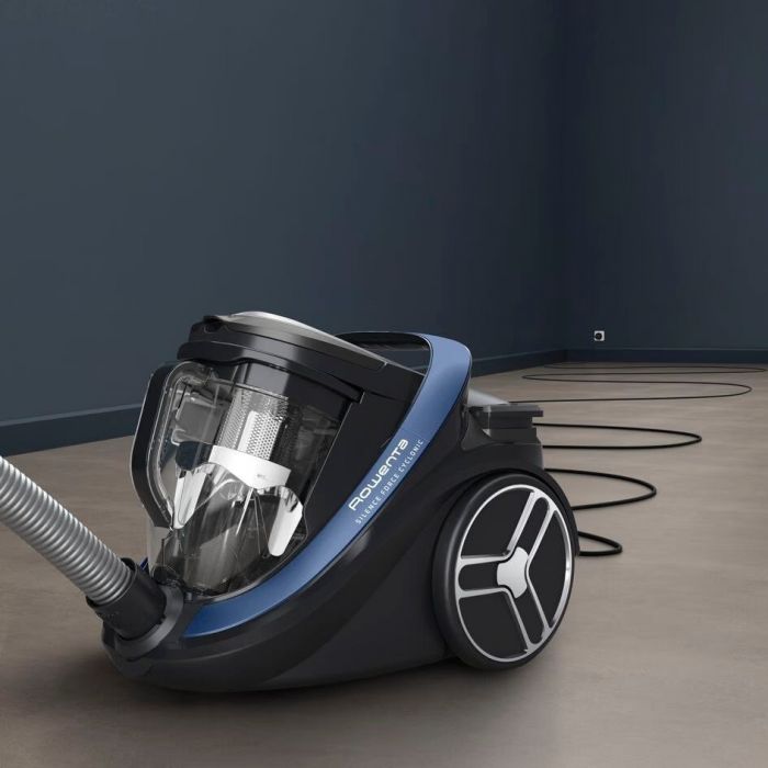 Пилосос Rowenta контейнерний SILENCE FORCE CYCLONIC, 500Вт, конт пил -2,5л, НЕРА, ручка Ergo Comfort з насадкою Easy Brush, чорно-синій