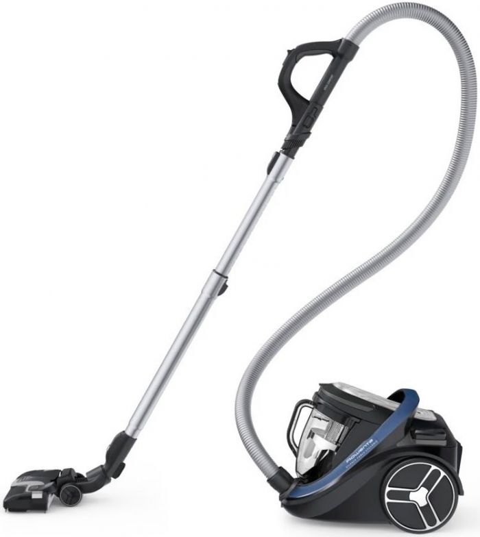 Пилосос Rowenta контейнерний SILENCE FORCE CYCLONIC, 500Вт, конт пил -2,5л, НЕРА, ручка Ergo Comfort з насадкою Easy Brush, чорно-синій