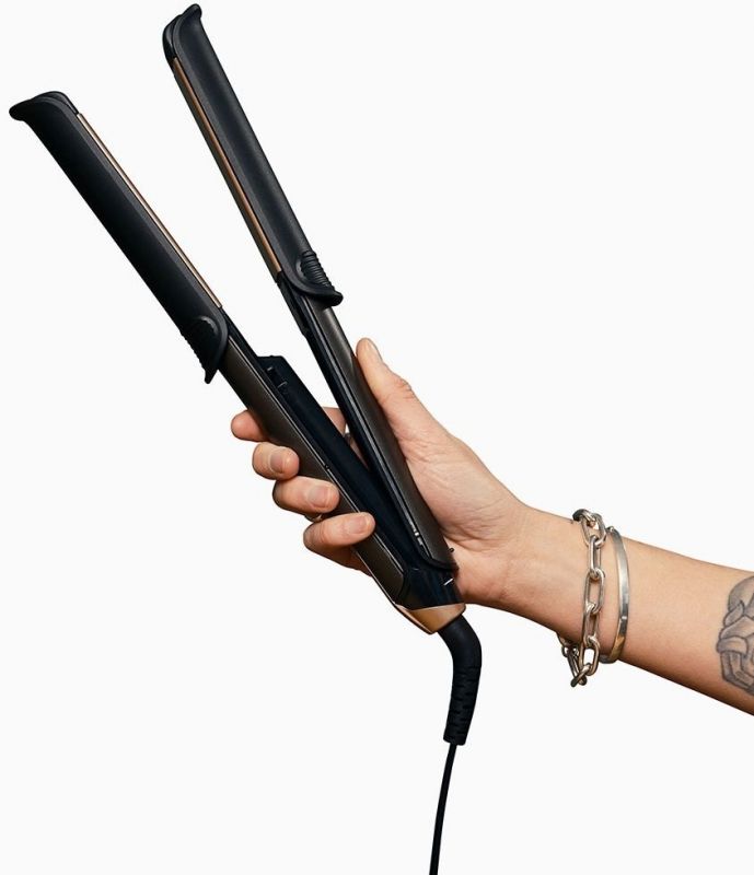 Випрямляч 2в1 Remington ONE STRAIGHT & CURL, 2в1 випрямляч та плойка, темп.режимов-5, 150-230С, кейс та рукавичка в комплекті, кераміка, чорний